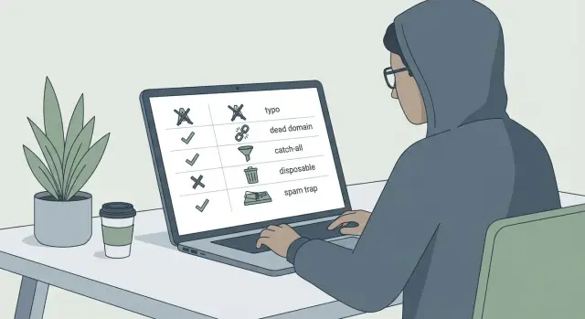Email validation test fixtures for realistic signup scenarios